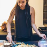Michelle Ros plating food at PAAFF Asian Chef Experience 2016