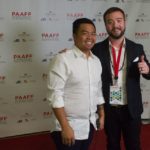 Rob Buscher and Kris Mendoza pose at PAAFF 2016