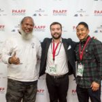 John Prime, Festival Director Rob Buscher, and Tad Nakamura at PAAFF 2016
