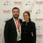 Festival Director Rob Buscher and Cathy Farah Matos at PAAFF 2016