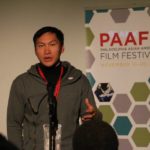 Eddy Zheng speaking to the crowd PAAFF 2016