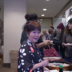 Madame Saito serving sushi at PAAFF 2017 Opening Night