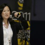 Christine Yoo speaks to the audience at PAAFF 2011