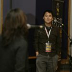 Joe Kim talking to Christine Yoo at PAAFF 2011