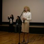 Sharon Pinkenson addresses the audience at PAAFF 2011
