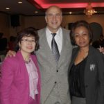 Councilman Mark Squilla and two women at the AAI Banquet 2012