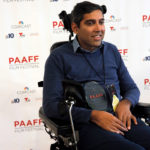 Jason Da Silva with his Vijay Mohan Social Change Award trophy at PAAFF 2019
