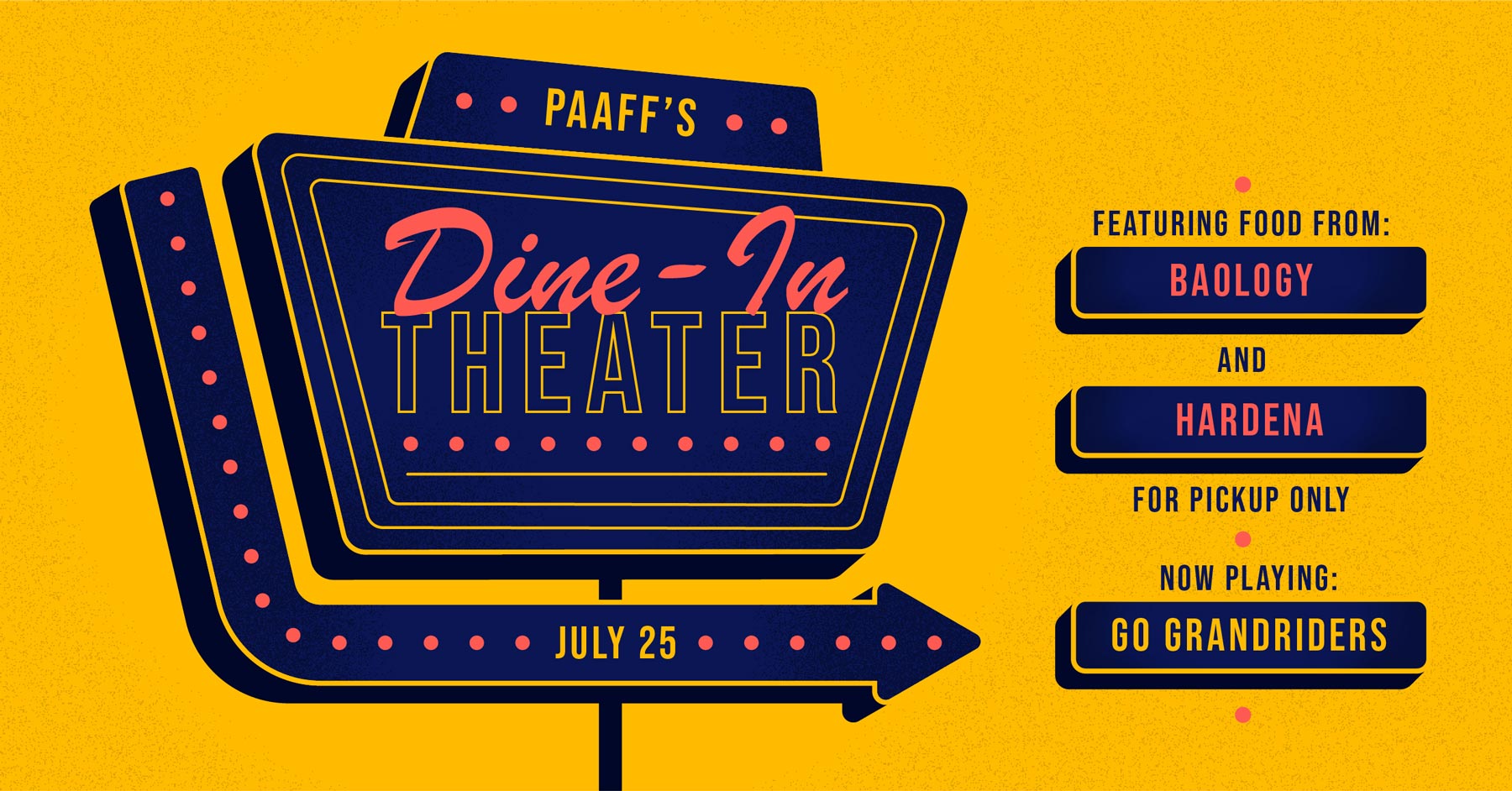 Dine-In Theater event graphic